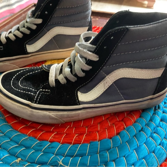 Vans black gray high top sneakers men’s size 6 - Picture 5 of 6